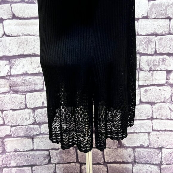 Misook Black Ribbed Tank Size XL - Picture 9 of 10